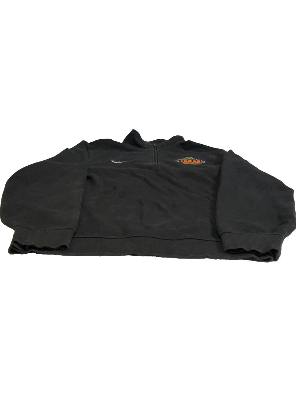 Texas Roadhouse Embroidered Employee Medium Quarter Zip Jacket Read Description